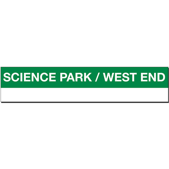 Science Park / West End Sign