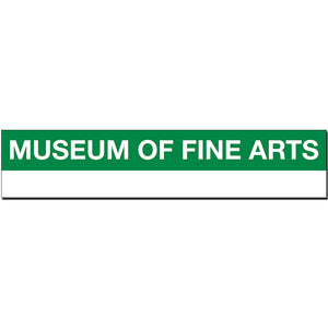 Museum of Fine Arts Sign