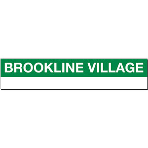 Brookline Village Sign