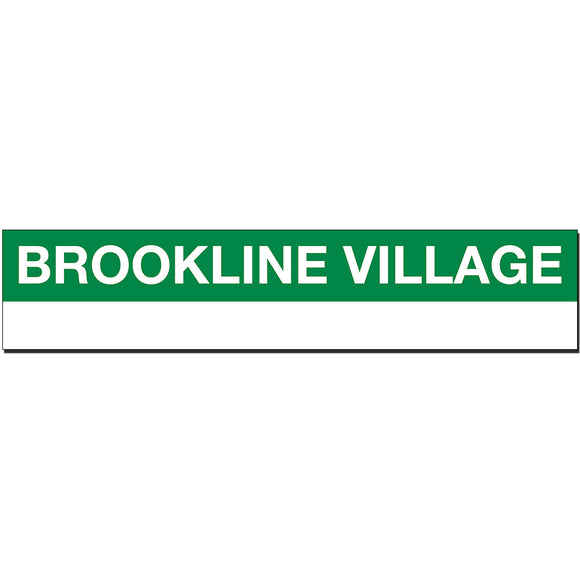 Brookline Village Sign