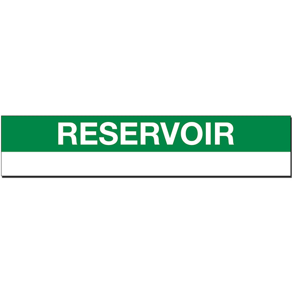 Reservoir Sign