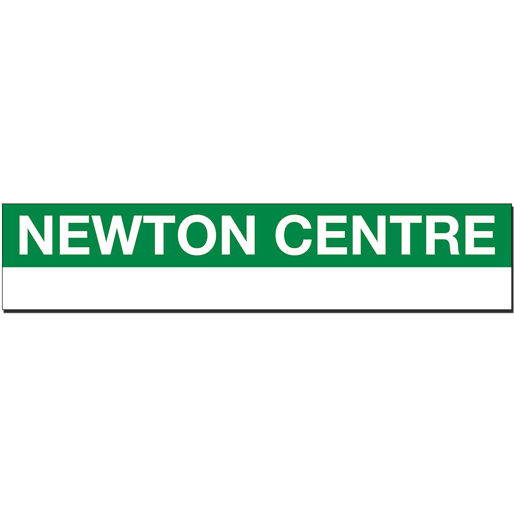 Newton Centre Sign