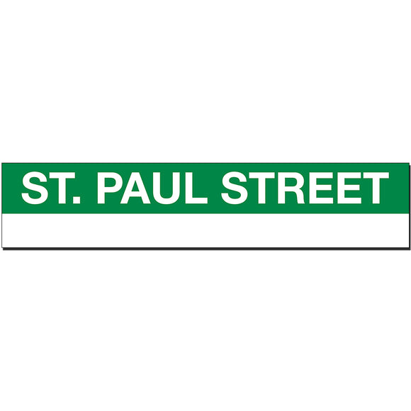 St. Paul Street Sign