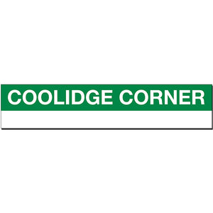 Coolidge Corner Sign