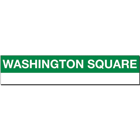 Washington Square Sign