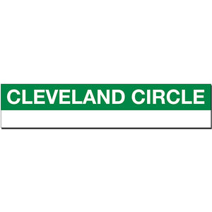 Cleveland Circle Sign