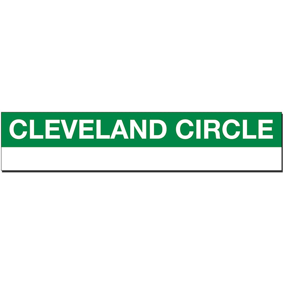 Cleveland Circle Sign