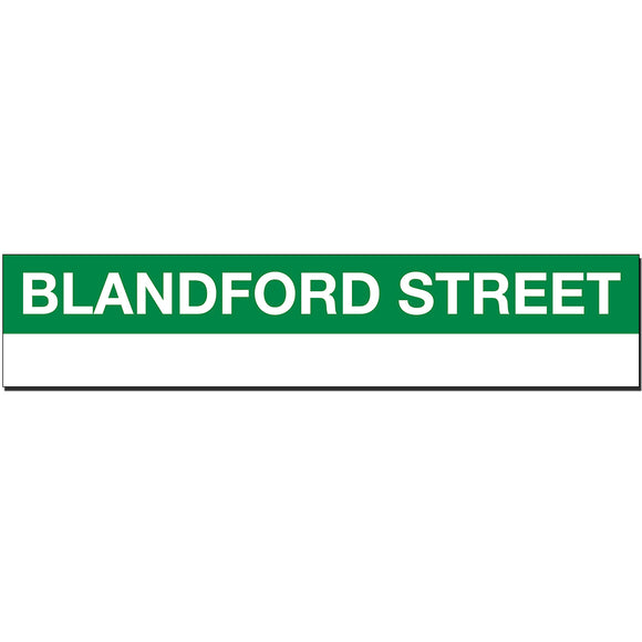 Blandford Street Sign