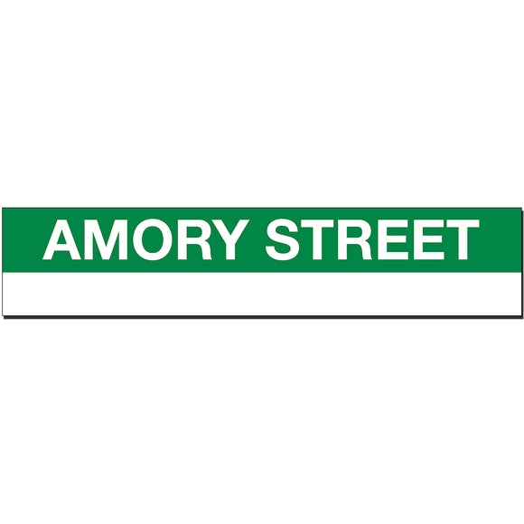 Amory Street Sign