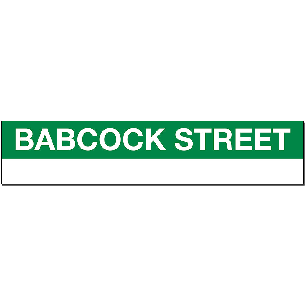 Babcock Street Sign