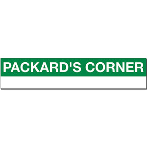 Packard's Corner Sign