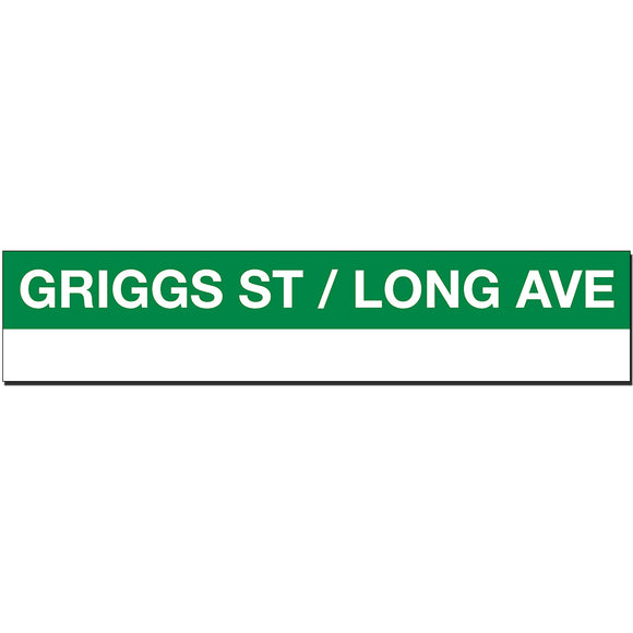 Griggs St / Long Ave Sign