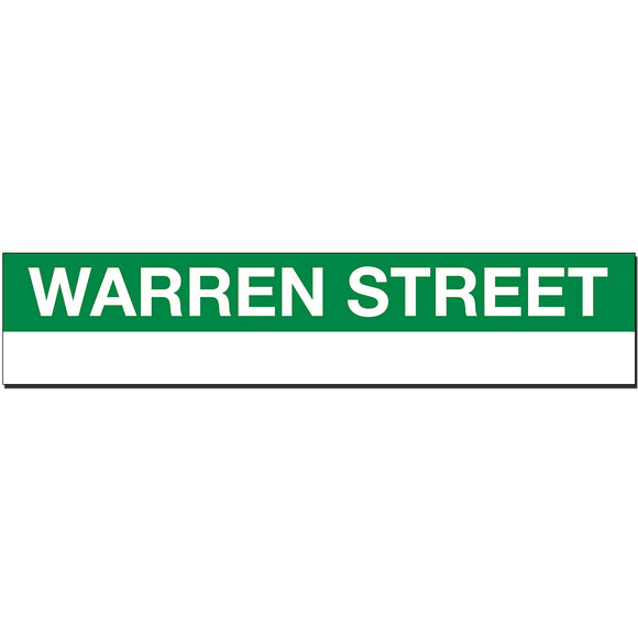 Warren Street Sign