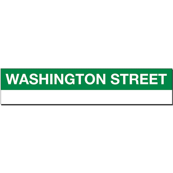 Washington Street Sign