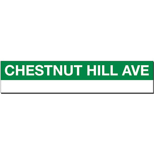 Chestnut Hill Ave Sign