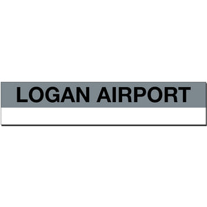 Logan Airport Sign