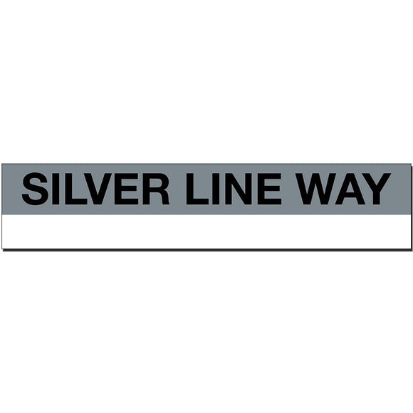 Silver Line Way Sign