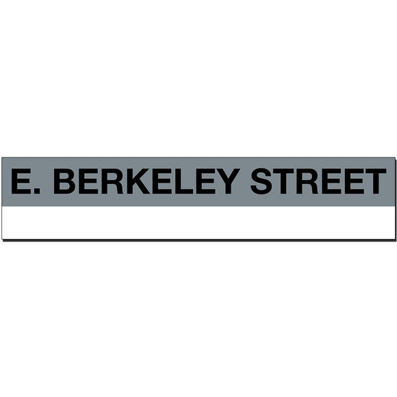 E. Berkeley Street Sign