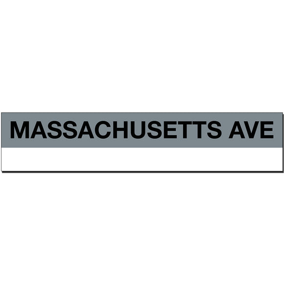 Massachusetts Ave Sign