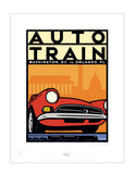 Auto Train (City) Signed Print