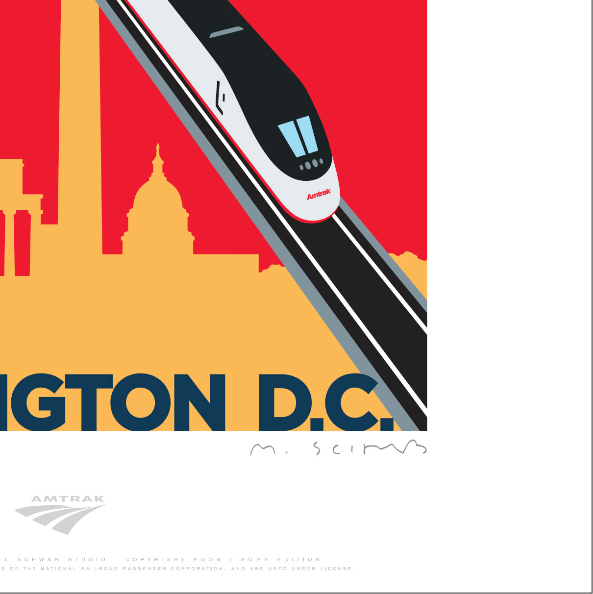 Acela (3 Cities) Signed Print – Transit Gifts acela-3-cities-signed-print-transit-gifts