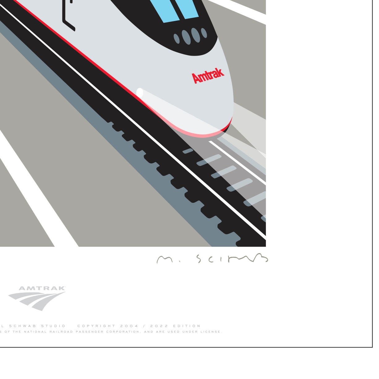 Acela (Philadelphia) Signed Print