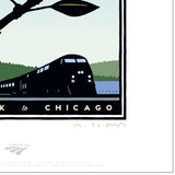 Cardinal (New York to Chicago) Signed Print