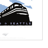 Empire Builder (Chicago to Seattle) Signed Print