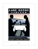 Lake Shore Limited (Chicago to New York / Boston) Signed Print