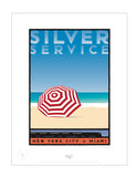 Silver Service (New York City to Miami) Signed Print