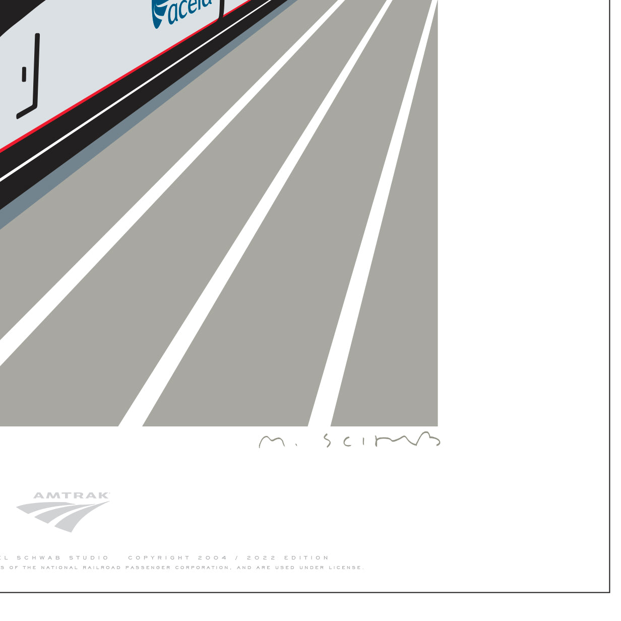 Acela (Washington DC) Signed Print