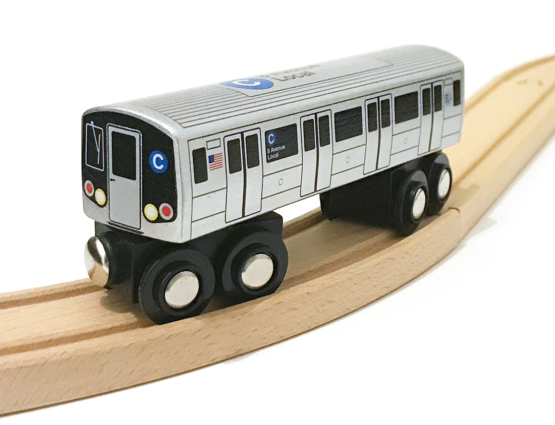 C Train (Eight Avenue Local) Wooden Train