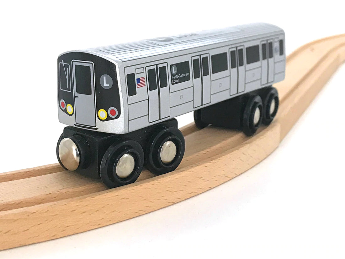 L Train (14th Street - Canarsie Local) Wooden Train