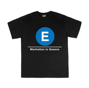 E (Manhattan to Queens) Youth T-Shirt