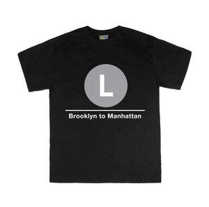 L (Brooklyn to Manhattan) Youth T-Shirt