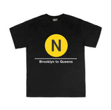 New York Subway N (Brooklyn to Queens) Youth T-Shirt